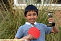 PROUD: Amir Hussain beat the top two seeds on his way to victory in Doncaster. 