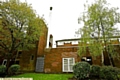 FUELLING the fire: one of the boiler houses on the Eldon Street estate which provides communal heating 

