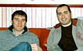 Chris McManus (l) and his brother Benet 
