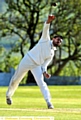 WALKING WOUNDED . . . Hollinwood bowler Shakir Hussain is recovering from a blow to the eye. 
