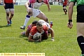 TOUCH DOWN . . . Kenny Hughes dives in for Oldham’s third try of the afternoon. 