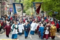 Christ Church, Friezland, proudly joins the procession 

