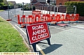 CLOSED off: the entrance to Long Clough in Royton has been blocked for two weeks 
