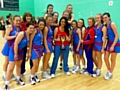 CUP OF CHEER . . . Oldham under-14s and coach Pam Hazelton are all smiles after clinching the national title.