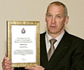 BRAVERY award . . . for Simon Nuttall 
