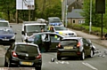 The crash scene at Denshaw. 
