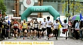 AND they’re off . . . competitors at the start of the Oldham 10k run 
