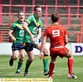 JASON BOULTS: leader of the pack - here against North Wales Crusaders 