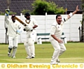 CAPTAIN FANTASTIC: Crompton’s Carl Taylor tormented Oldham last weekend. 
