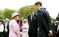 THE Queen meets team members, including Joe O'Regan (nearest to the Queen). 
