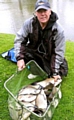 PETE Humphries showed his class by scooping his second match on the trot in the Medlock Bridge AC Saturday open series on the Park Lake. 

The Rochdale Angling Centre rod caught 34lb 9oz of skimmers and tench. Pete Cuniffe was second on 21lb 5oz of chub, roach and skimmers 
