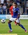 LEADER OF THE PACK: Korey Smith was captain in last night’s warm-up game against Curzon. 