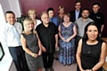 CLOSING the gap . . . Debbie Abrahams MP, front right, launches the Oldham Fairness Commission 