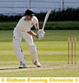 FULLY FOCUSED: the 1,000 runs mark for the season is already within reach of Royton professional Ben Dunk. 
