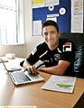 FINGER ON THE PULSE: Lee Johnson in his office at Boundary Park. 