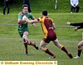 Waterhead's Jake Maher goes on the attack 

