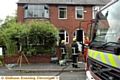 House fire on Hamilton Street, Chadderton. 
