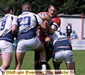FULL THROTTLE: Oldham’s Phil Joy.