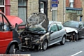 THE aftermath of Siddall’s arson rampage in Queen Street, Shaw. 
