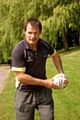 ON the ball: Steve Molloy, head coach at the new rugby league academy at Oldham College 
