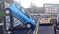 This Peugeot took to fast route out of the DIY store car park