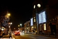 LOOKING festive: the lights go on in the centre of Royton