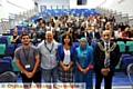 Dragons Stuart Murray (Voluntary Action Oldham), Chris Lewis (Oldham Integrated Youth Service), Tanvir Hussain (Mayoress) and Cllr Fida Hussain (Mayor).