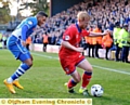 Richard Eckersley: frustrating stay at SportsDirect.com Park so far, but is determined to keep working hard for his chance.