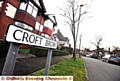 CROFT BROW: Burglars struck while the girl was alone in the house.