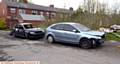THE fire-damaged cars in Wilson Street, Werneth
