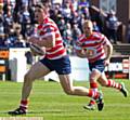 JOE BURKE . . . among Oldham's try-scorers against Rochdale