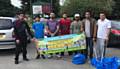 LITTER pick . . . Zaki Ullah, Masroor Ahmed, Riffat Ahmed, Umer Saeed, Moeen ud Din, Bilal Ahma and Shoaib Umer