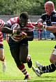 SADIQ ADEBIYI . . . enjoying life at Oldham