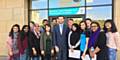 JIM McMahon MP meets Oldham Youth Council members