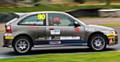 MAKING HIS MARK . . . Joe Cruttenden on track at the Knockhill circuit