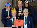 WINNERS Waterhead, back left to right, Liam Wilde, Erin Baynes, Hamra Hanif-Ali. Front, Grace Evans (left) and Lydia Nield. 