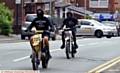 MOTORCYCLES illegally ridden by young lads on Chamber Road, Oldham