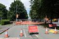 Foxdenton Lane, Chadderton closed for sewer work.