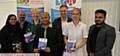 THE launch of Outta Skool programme Let's Get Active at the Honeywell Centre. From left, Shahida Begum, Zahoor Hussain (director and treasurer Outta Skool), Susan Fitton (Oldham Diabetes Service), Moinul Islam (programme founder), Neil Jenkinson (Oldham CCG Trustech), Janet Daeth (Oldham Diabetes Service), Nuraz Zamal (Outta Skool project manager).
