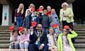 THE Chernobyl children with the Mayor Cllr Shadab Qumer and organiser Theresa Novotny (back, right)