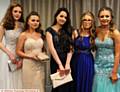 Radclyffe School prom at Smokies Park Hotel. Left to right, Ella Costello, Gabrielle Woods, Jessica Costello, Kaylee Beresford, Amber Smith.