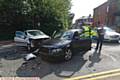 Car crash on Lees Road, Salem involving a Peugeot 206 and an Audi A3.