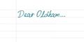 Dear Oldham appeal. Oldham Council invites children to write a letter to the town about what they would like to see in the future.