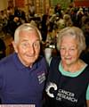 END of an era . . . Roy and Iris Last at the final Cancer Research UK annual garage sale at St Matthew's Primary School
