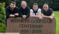 FOUR-MIDABLE... Werneth quartet Jack Suttie (left), Les Dooley, Adie Buckley and Jonny Dooley after victory in the Fourman Team event. PICTURE by TIM BRADLEY
