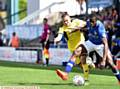 NOT THIS TIME . . . Ousmane Fane tries to beat his Oxford opponent