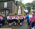 THE popular Saddleworth Rushcart Festival