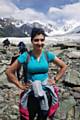 ON her travels . . . our Iram at Rakaposhi Base Camp