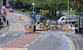 ROADWORKS outside Waterhead Academy