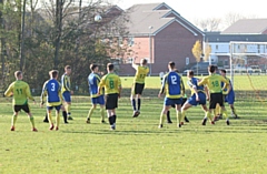 Action from Chaddy Park under-19s Eagles' clash with Waterloo